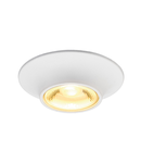 Spot incastrat, Lefa incastrate montaj, cu LED-uri, 3000K, rotunde, de culoare alba, inclusiv. sofer si clip arcuri,