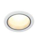 Spot incastrat, DOWNLIGHT 15 incastrate montaj, LED, 3000K, rotund, alb, 8W,