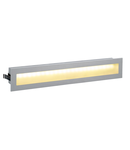 Spot incastrat, GLENOS recessed fitting, LED, 3000K, rectangular, silver-grey, 3W,