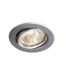 Spot incastrat, QR-C51 SP recessed fitting, round, silver-grey, max. 50W,