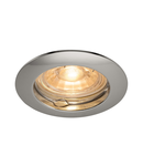 Spot incastrat, PIKA Ceiling lights GU10, chrome recessed ceiling light, QPAR51, rigid, chrome, max. 50W,