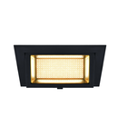 Spot incastrat, ALAMEA Ceiling lights, black recessed ceiling light, LED, 3000K, black, 45W,