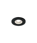 Spot incastrat, KAMUELA ECO Ceiling lights, black fire protection recessed ceiling light, LED, 4000K, black, 38°, dimmable, IP65,