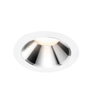 Spot incastrat, RILO CC Ceiling lights, white LED indoor recessed ceiling light, white/chrome, 3000/4000K, 24W,