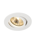 Spot incastrat, NEW TRIA 68 Ceiling lights GU10, white indoor recessed ceiling light, QPAR51, white, 50W,