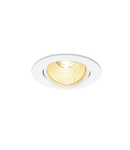 Spot incastrat, NEW TRIA 68 Ceiling lights, white LED indoor recessed ceiling light, white, 1800-3000K, 7.2W,