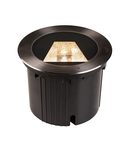 Spot incastrat, DASAR® 270 Recessed fittings, black Outdoor LED inground fitting, 3000K, round, IP67, asymmetrical beam,