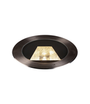 Spot incastrat, DASAR® 270 Recessed fittings, black Outdoor LED inground fitting, 4000K, round, IP67, asymmetrical beam,