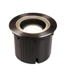 Spot incastrat, DASAR® 270 Recessed fittings, black Outdoor LED inground fitting, 3000K, round, IP67, symmetrical beam,