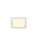 Spot incastrat, SENSER 18 Ceiling lights, white Indoor LED recessed ceiling light square white 3000K,