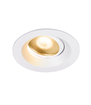 Spot incastrat, DINGILO Ceiling lights, white Indoor LED recessed ceiling light white 2700K tiltable,