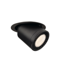 Spot incastrat, SUPROS Ceiling lights, black Indoor LED recessed ceiling light black round 3000K 60° CRI90 2600lm,