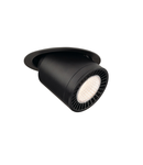 Spot incastrat, SUPROS Ceiling lights, black Indoor LED recessed ceiling light black round 3000K 60° CRI90 3380lm,