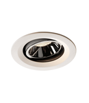 Spot incastrat, NUMINOS MOVE M Ceiling lights, white Indoor LED recessed ceiling light white/chrome 4000K 20° rotating and pivoting,