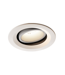 Spot incastrat, NUMINOS MOVE M Ceiling lights, white Indoor LED recessed ceiling light white/white 4000K 55° rotating and pivoting,