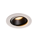 Spot incastrat, NUMINOS MOVE L Ceiling lights, white Indoor LED recessed ceiling light white/black 2700K 20° rotating and pivoting,