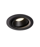 Spot incastrat, NUMINOS MOVE L Ceiling lights, black Indoor LED recessed ceiling light black/black 4000K 40° rotating and pivoting,