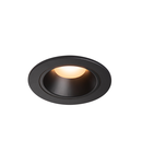 Spot incastrat, NUMINOS S Ceiling lights, black Indoor LED recessed ceiling light black/black 2700K 20° including leaf springs,