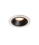 Spot incastrat, NUMINOS M Ceiling lights, white Indoor LED recessed ceiling light white/black 2700K 20° gimballed, rotating and pivoting, including leaf springs,