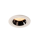 Spot incastrat, NUMINOS M Ceiling lights, white Indoor LED recessed ceiling light white/chrome 2700K 20° gimballed, rotating and pivoting, including leaf springs,