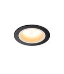 Spot incastrat, NUMINOS M Ceiling lights, black Indoor LED recessed ceiling light black/white 3000K 20° gimballed, rotating and pivoting, including leaf springs,