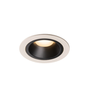 Spot incastrat, NUMINOS M Ceiling lights, white Indoor LED recessed ceiling light white/black 3000K 20° gimballed, rotating and pivoting, including leaf springs,