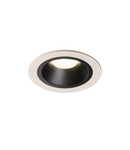 Spot incastrat, NUMINOS M Ceiling lights, white Indoor LED recessed ceiling light white/black 4000K 55° gimballed, rotating and pivoting, including leaf springs,
