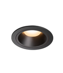 Spot incastrat, NUMINOS L Ceiling lights, black Indoor LED recessed ceiling light black/black 2700K 55°,