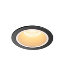 Spot incastrat, NUMINOS L Ceiling lights, black Indoor LED recessed ceiling light black/white 3000K 55°,