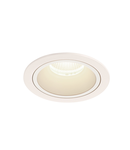 Spot incastrat, NUMINOS L Ceiling lights, white Indoor LED recessed ceiling light white/white 4000K 20°,