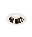 Spot incastrat, NUMINOS L Ceiling lights, white Indoor LED recessed ceiling light white/chrome 4000K 20°,