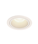 Spot incastrat, NUMINOS L Ceiling lights, white Indoor LED recessed ceiling light white/white 4000K 55°,