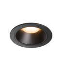 Spot incastrat, NUMINOS XL Ceiling lights, black Indoor LED recessed ceiling light black/black 2700K 20° gimballed, rotating and pivoting,