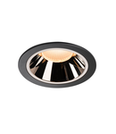 Spot incastrat, NUMINOS XL Ceiling lights, black Indoor LED recessed ceiling light black/chrome 2700K 20°,