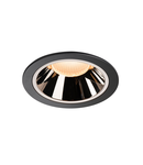 Spot incastrat, NUMINOS XL Ceiling lights, black Indoor LED recessed ceiling light black/white 2700K 55°,