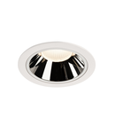 Spot incastrat, NUMINOS XL Ceiling lights, white Indoor LED recessed ceiling light white/chrome 4000K 20°,