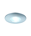 Spot incastrat, DEKLED Ceiling lights, grey recessed fitting, LED, 4000K, round, silver metallic, 1W,