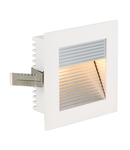 Spot incastrat, FLAT FRAME Curbat Wall lights G4, white