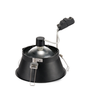 Spot incastrat, HORN-T Ceiling lights GU10, black recessed fitting, QPAR111, round, black, max. 75W,