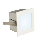 Spot incastrat, FRAME BASIC Wall lights, white recessed fitting, LED, 4000K, square, matt white, incl. leaf springs,