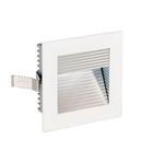 Spot incastrat, FRAME CURVE Wall lights, white recessed fitting, LED, 4000K, square, matt white, incl. leaf springs,
