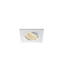 Spot incastrat, NEW TRIA 110 Ceiling lights, white single-headed LED, 3000K, square, white, 38°, 16W, incl. driver, clip springs,