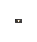 Spot incastrat, NEW TRIA 45 Ceiling lights, black Power LED, 3000K, square, matt black, 30°, incl. driver, clip springs,