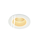 Spot incastrat, PATTA-F Ceiling lights, white recessed fitting, LED, 3000K, round, white, 38°, incl. driver,