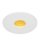 Spot incastrat, H-LIGHT Ceiling lights, white recessed fitting, LED, 2700K, round, white, 20°, 11,5W, incl. driver, clip spring,