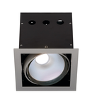 Spot incastrat, AIXLIGHT® PRO Ceiling lights, grey for AIXLIGHT PRO installation frame, 4000K, silver-grey/black, 50°,