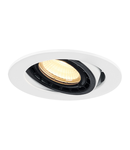 Spot incastrat, SUPROS 78 Ceiling lights, white recessed fitting, LED, 3000K, round, white, 60° lens, 9W,