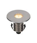 Spot incastrat, DASAR® 100 PREMIUM Recessed fittings, stainless steel outdoor inground fitting, LED, 3000K, IP67, round, bezel stainless steel, 24°, Ø/H 10.5/9.73 cm, 3.8W,