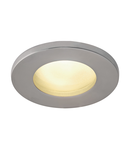 Spot incastrat, DOLIX OUT Ceiling lights GU10, chrome round, matt chrome,