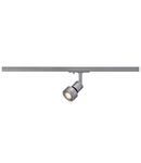 Iluminat decorativ pe sina, PURI SPOT-SET LED GU10 51mm, 3000K, gri-argintiu, 36 ° LM, inclusiv. Philips 4.5W LED, adaptor 1 faza,